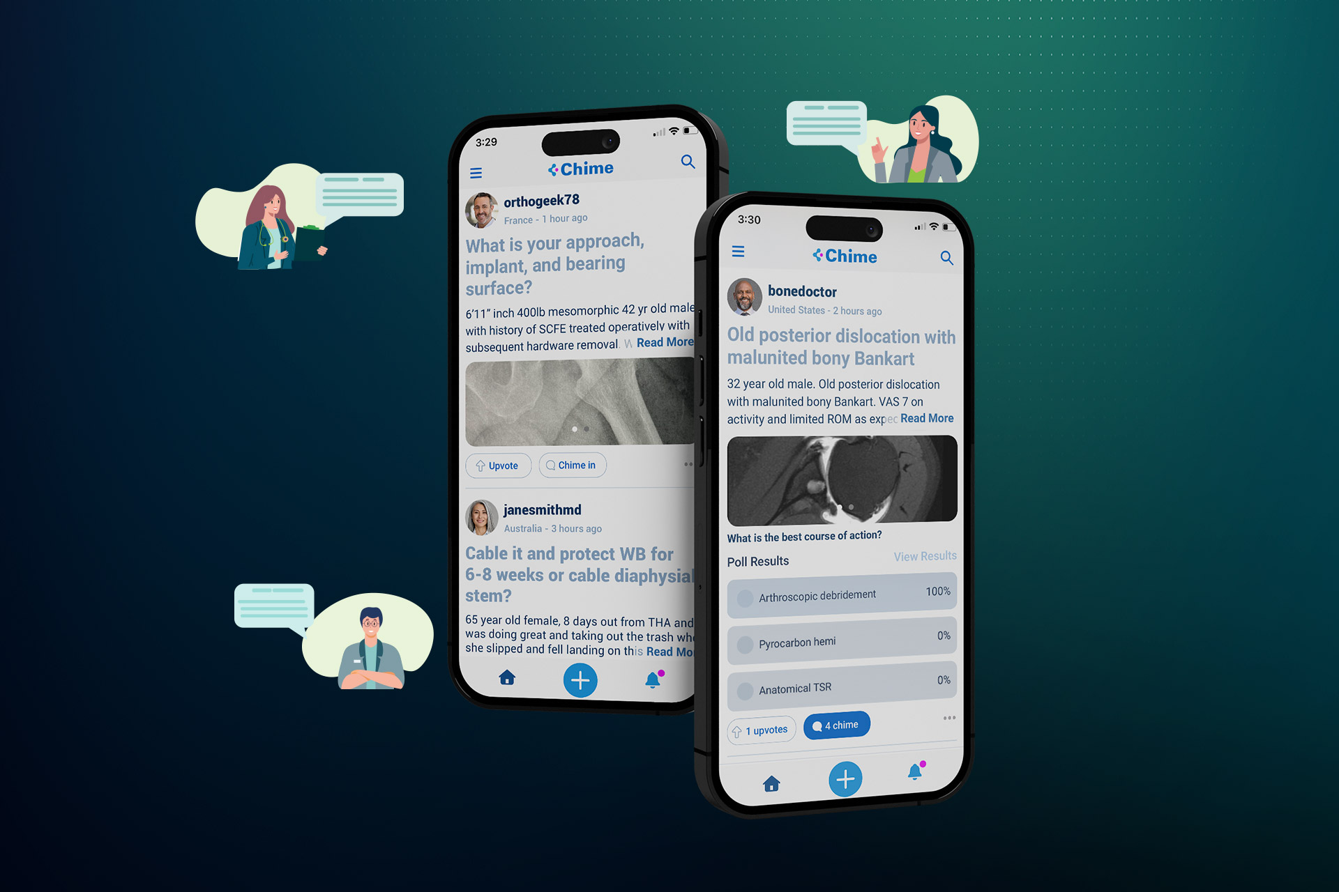 Advita Ortho Chime Surgeon Clinical Exchange Application