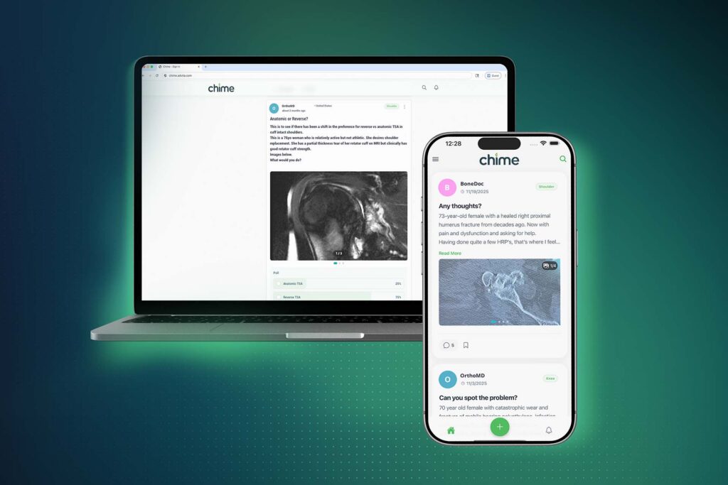 Advita Ortho Chime Surgeon Clinical Exchange Application
